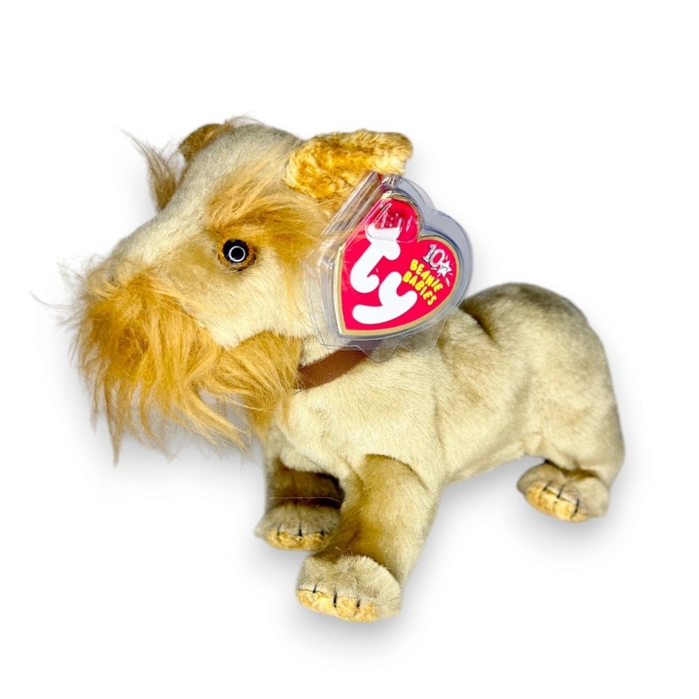 Schnitzel the Dog | Scruffy Little Pup | Mint Heart Tag TY Beanie Baby
